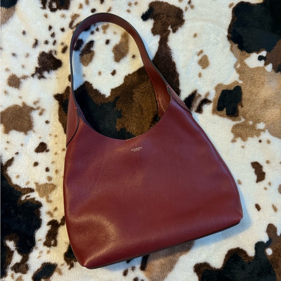 Coach Handbags - Coach Brooklyn Shoulder Bag 28 (Dark Ruby)